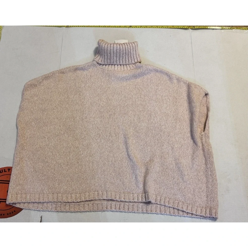 NWT Cozy Loft Women XS/Small Light Pink Short Sleeve Cotton Blend Sweater Top